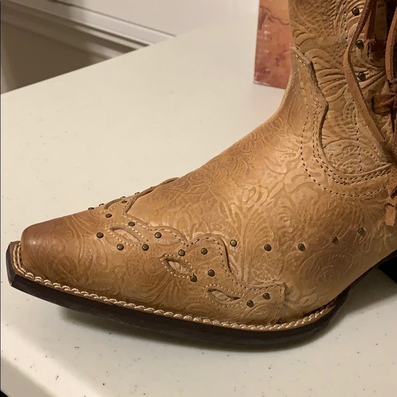 Laredo Western Cowgirl Boots 8M NWOT with Fringe - Picture 15 of 16